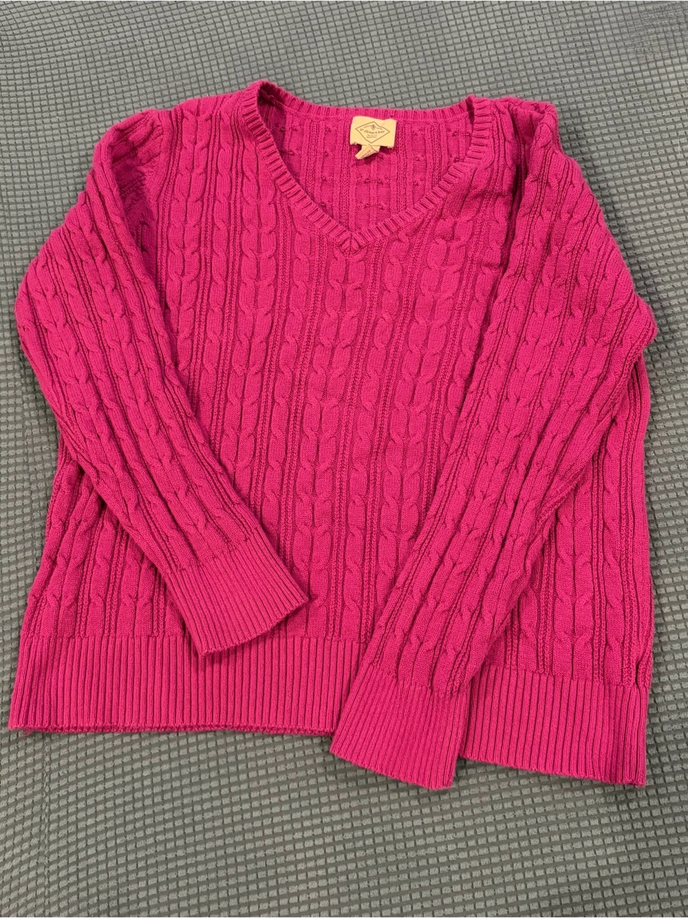 St. John's Bay Cable V-Neck Sweater - XXL